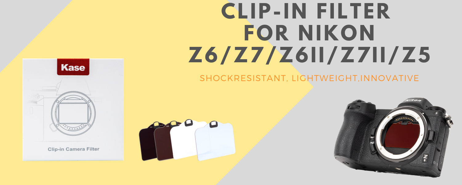 Kase Clip-in Neutral Night Light Pollution Reduction Filter for Nikon Z5 Z6 Z6II Z7 Z7II,Optical Glass & Multi-Layer Coating 